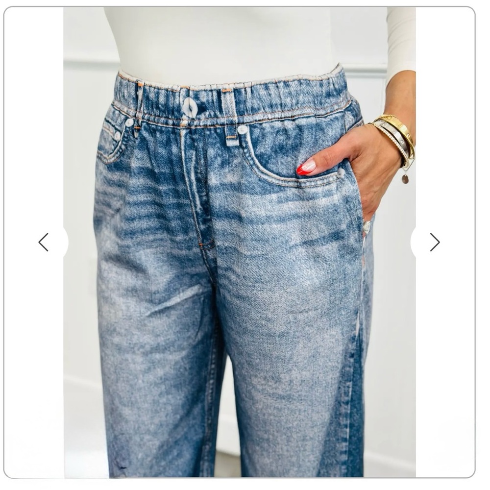 NEW - 🔥🔥🔥 Viral Sweatpants Jeans!!! Illusion High Rise Pants by Oddi